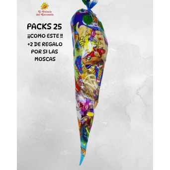 Packs 25 CONOS CUMPLEAÑOS