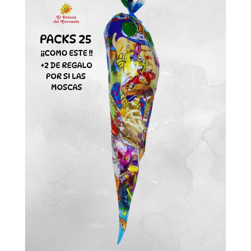 Packs 25 CONOS CUMPLEAÑOS