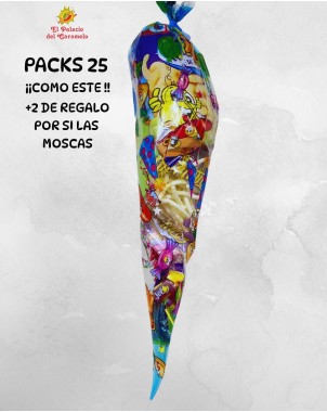 Packs 25 CONOS CUMPLEAÑOS