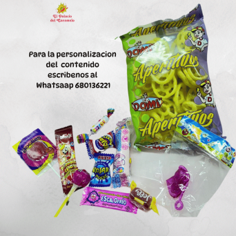 BOLSAS CON CHUCHES PARA FIESTAS Y CUMPLEAÑOS