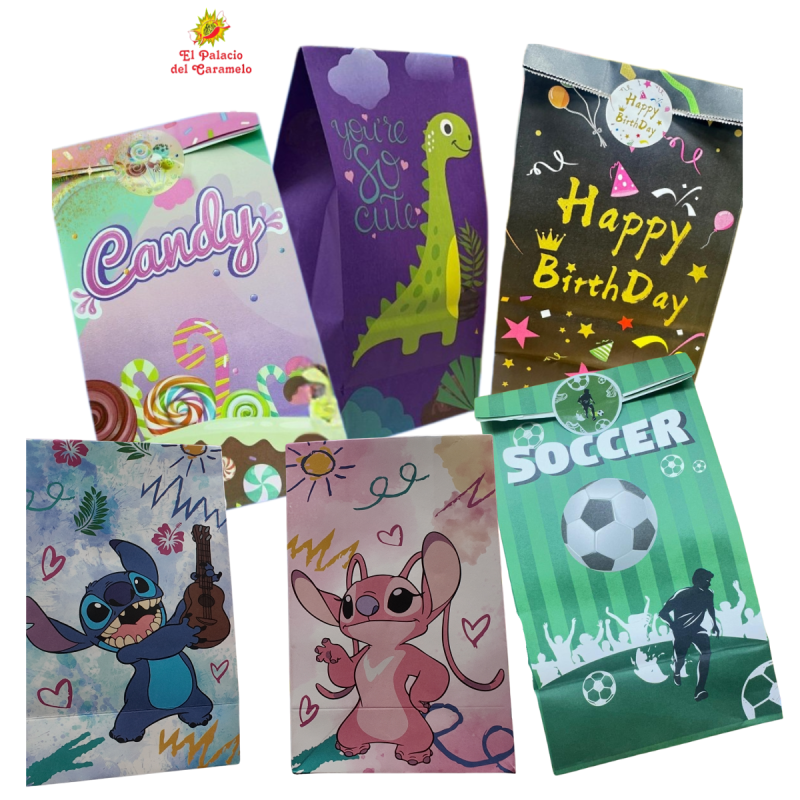 BOLSAS CON CHUCHES PARA FIESTAS Y CUMPLEAÑOS