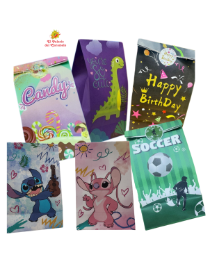BOLSAS CON CHUCHES PARA FIESTAS Y CUMPLEAÑOS
