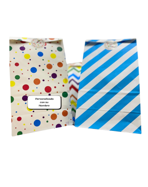 BOLSAS CON CHUCHES PARA FIESTAS Y CUMPLEAÑOS