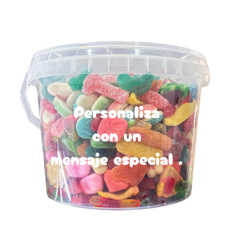 cubo gominolas surtidas 3 kg