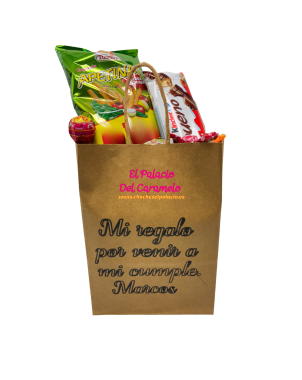 Bolsa papel personalizada cumple.....