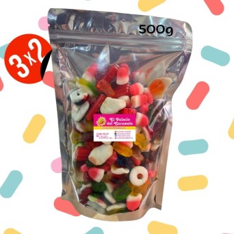 Crea tu propia bolsa de gominolas de 500g