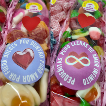 Caja regalo gominolas+ persona.