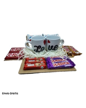 caja enamorados pequeña mensaje