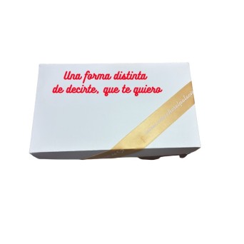 caja enamorados pequeña mensaje