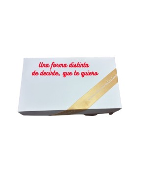 caja enamorados pequeña mensaje