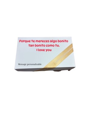 caja enamorados pequeña mensaje