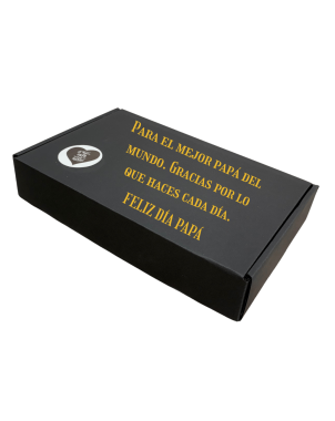 caja dia del padre negra peque.