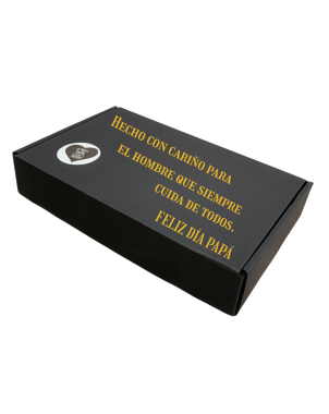 caja dia del padre negra peque.