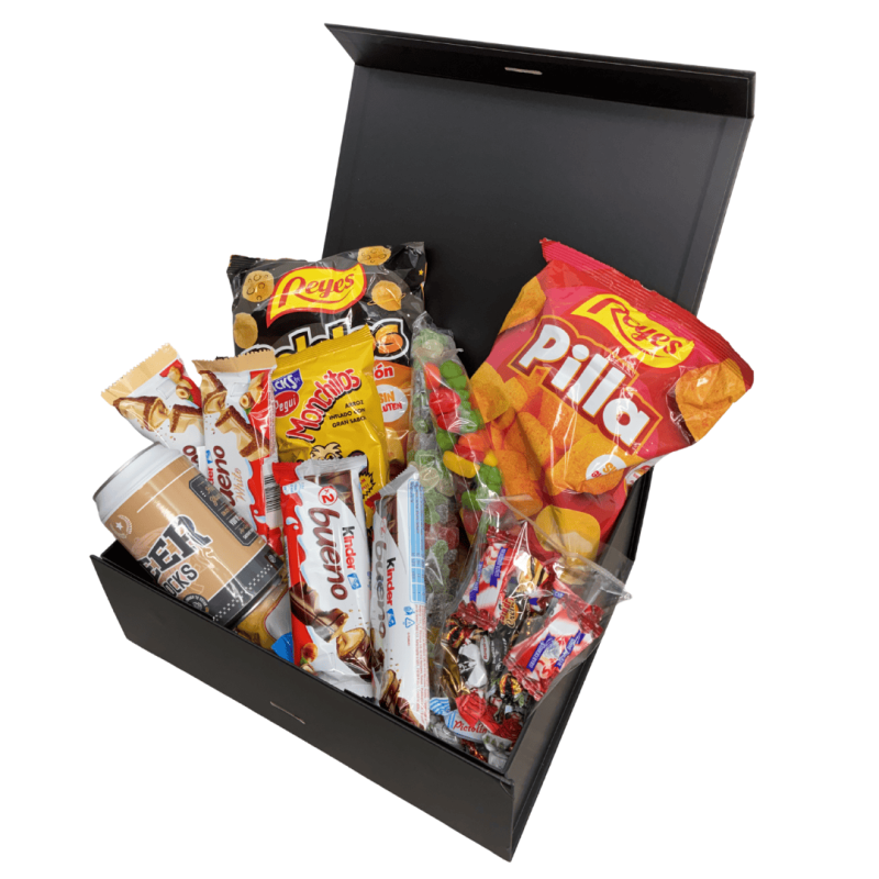 caja dia del padre negra Grande