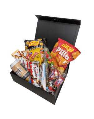 caja dia del padre negra Grande