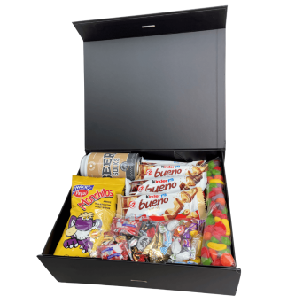 caja dia del padre negra Grande