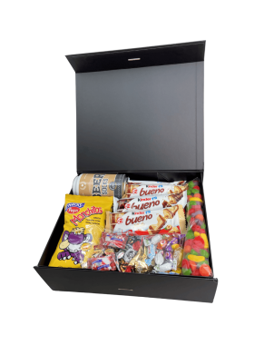 caja dia del padre negra Grande