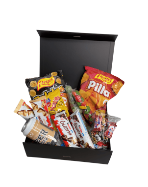 caja dia del padre negra Grande