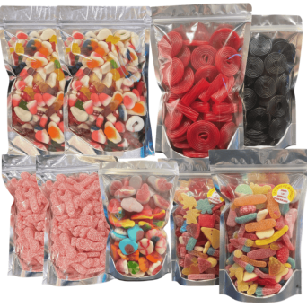 Packs cumpleaños Listo 9 Bolsas