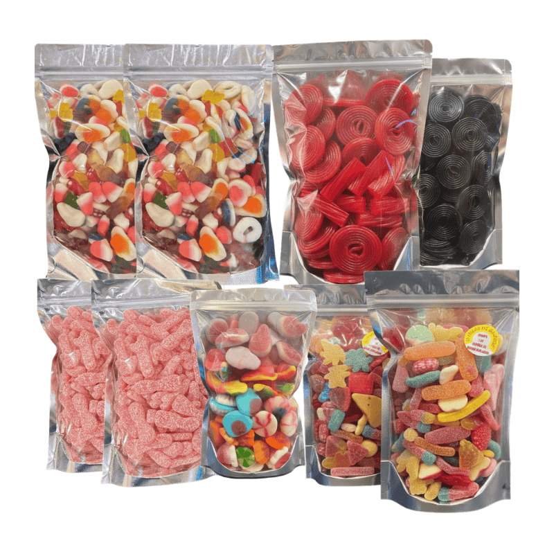 Packs cumpleaños Listo 9 Bolsas