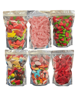 Pack cine en casa 6 bolsas gomi