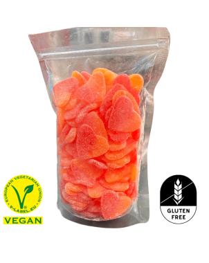 🍑 Corazones de Melocotón Veganos 500g