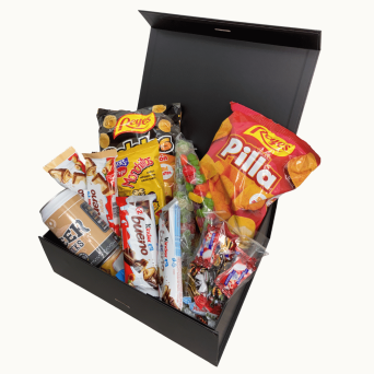 caja dia del padre negra Grande