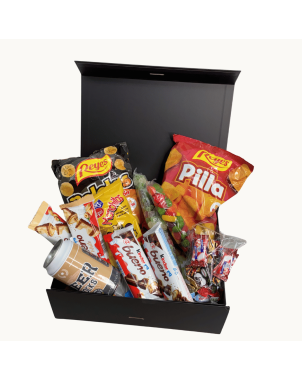 caja dia del padre negra Grande