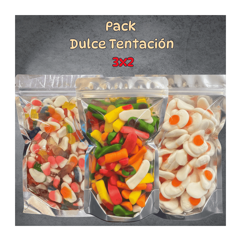 Pack Dulce Tentación 3x2 (Sin Gluten)