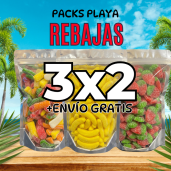 Packs Playa  (sin Gluten)