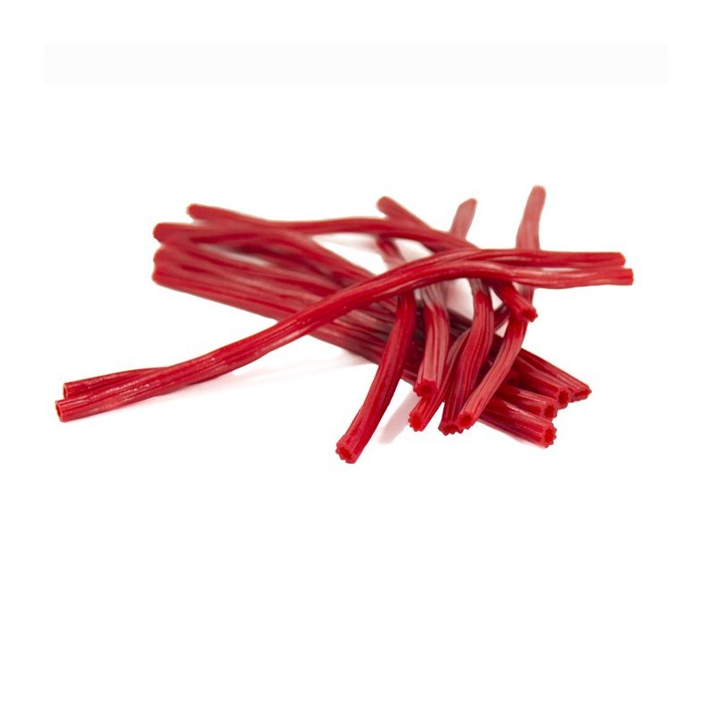 REGALIZ ROJO TORCIDAS  250G