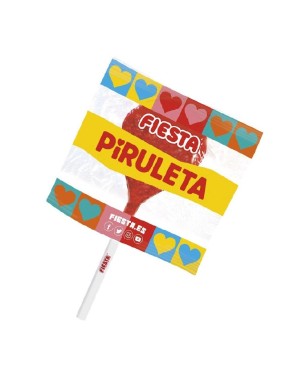 PACKS DE PIRULETAS CORAZON DE CEREZA FIESTA 15 U