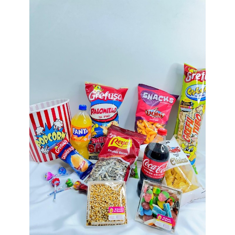 COMBO SNACKS PERFECTO, CINE EN FAMILIA