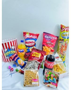 COMBO SNACKS PERFECTO, CINE EN FAMILIA