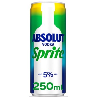 ABSOLUT VODKA CON SPRITE 250ML