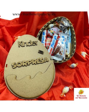 CAJITA CON FORMA DE KINDER SORPRESA