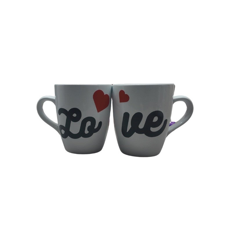 Valentine's Gift Box with Personalized Mugs - A Gift to Share