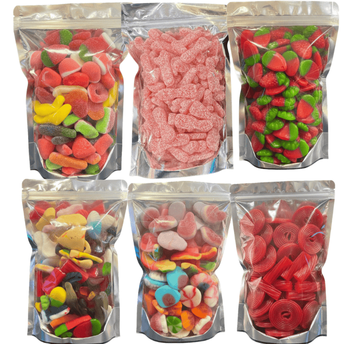 👉 🍿 Pack Cine en Casa con Gominolas 🍬 (6 Bolsas para Disfrutar)