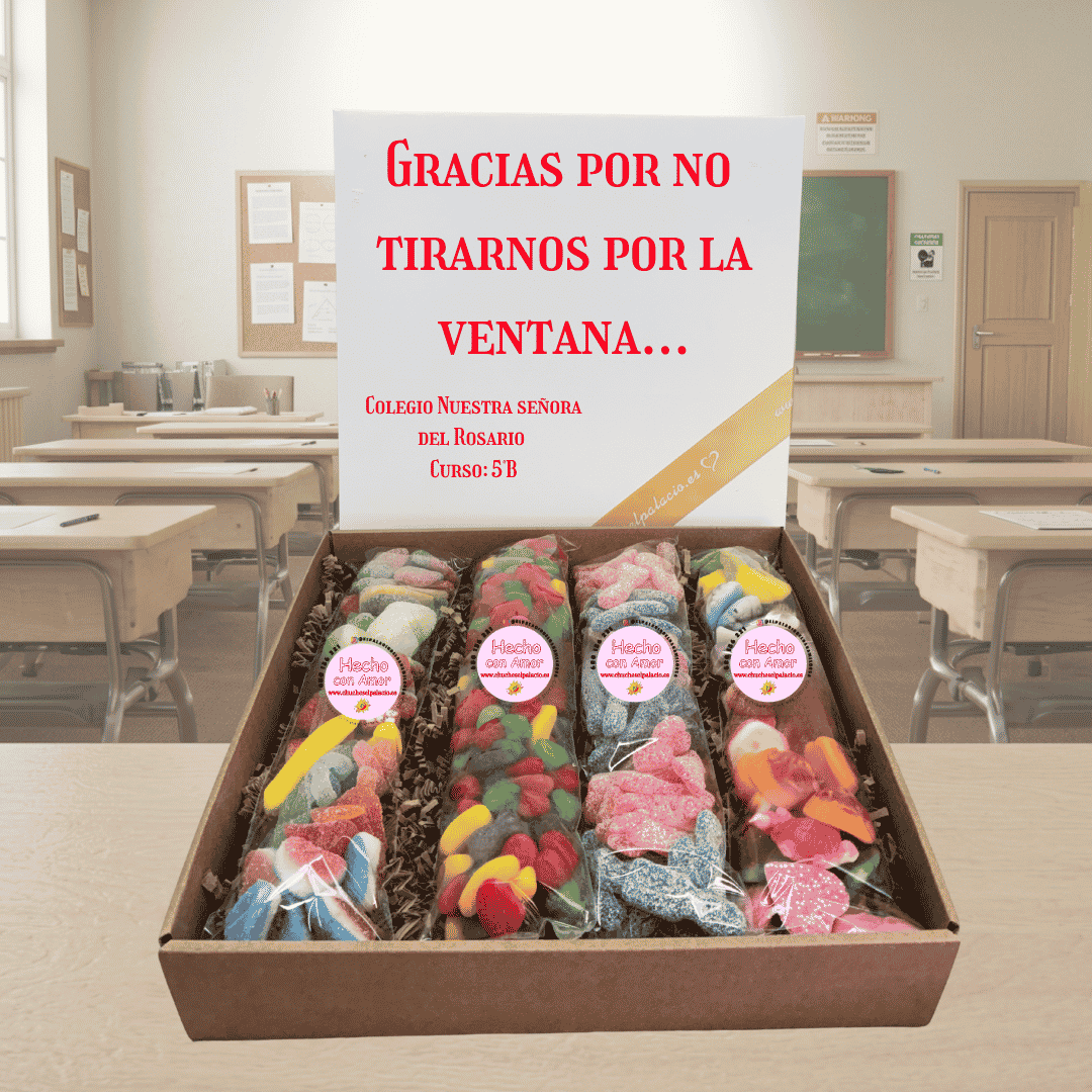 🎁 Cajita Regalo de Gominolas 🍬 – Un Dulce Detalle para Sorprender