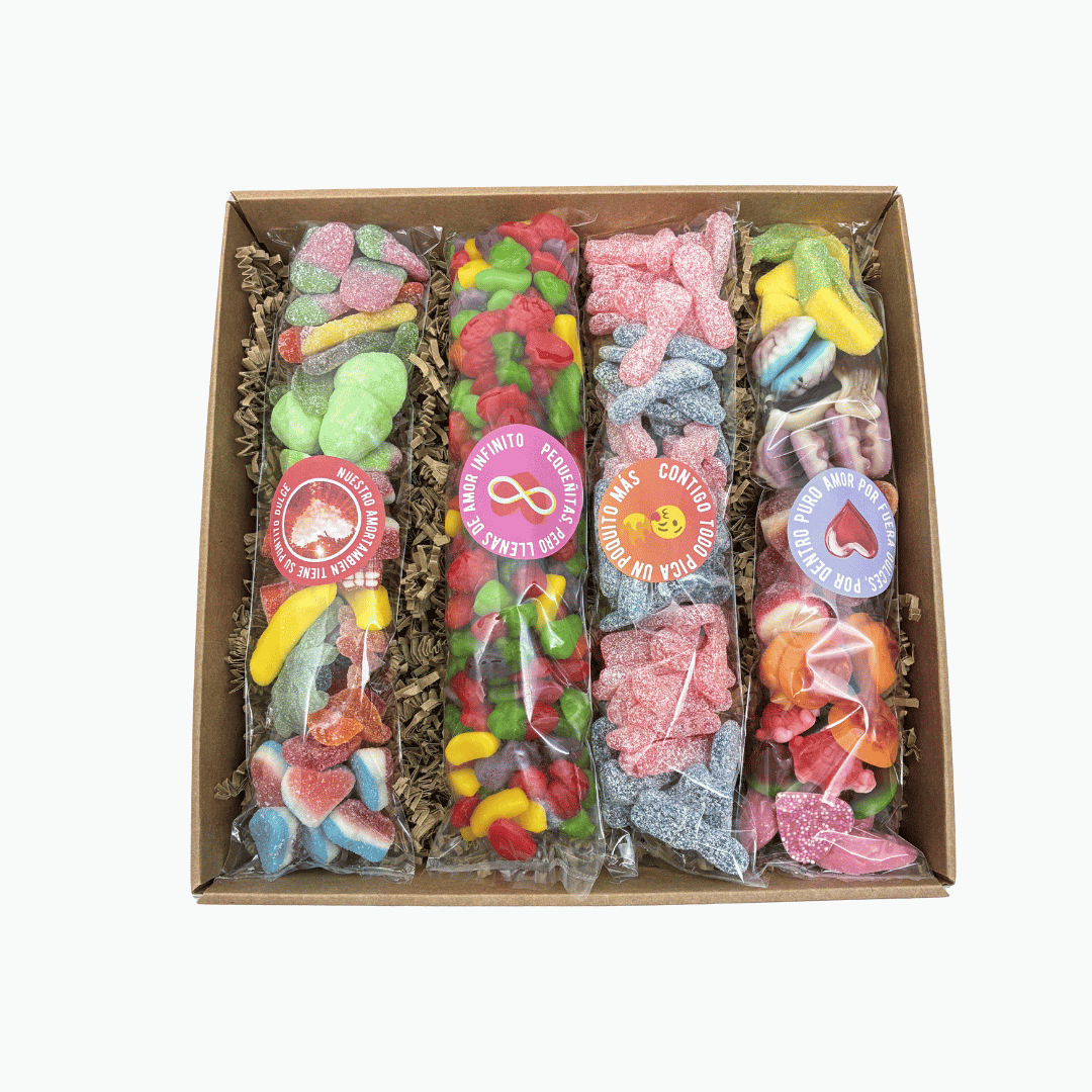 🎁 Cajita Regalo de Gominolas 🍬 – Un Dulce Detalle para Sorprender