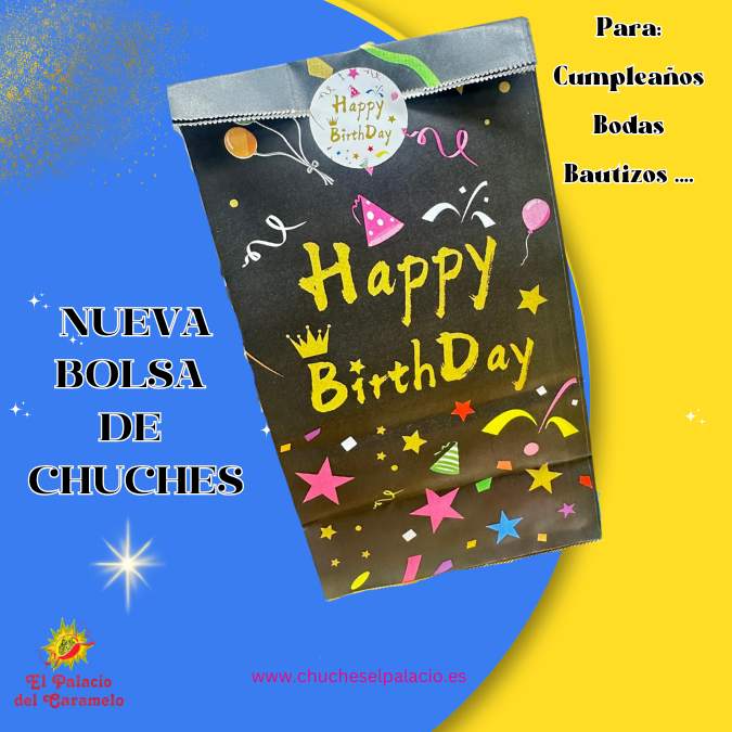 919 BOLSITA DE CHUCHES HAPPY BIRTHDAY