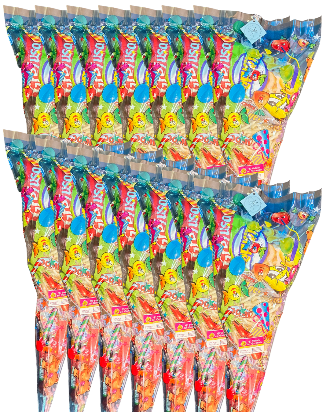 🎉 30 Sweet Cone Party Bags – The Sweet Treat for Your Celebration 🍭